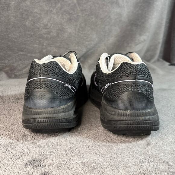 Slightly Used Women's GDEFY Mighty Walk Athletic Shoes- Size 9 Black and Purple - Picture 4 of 7